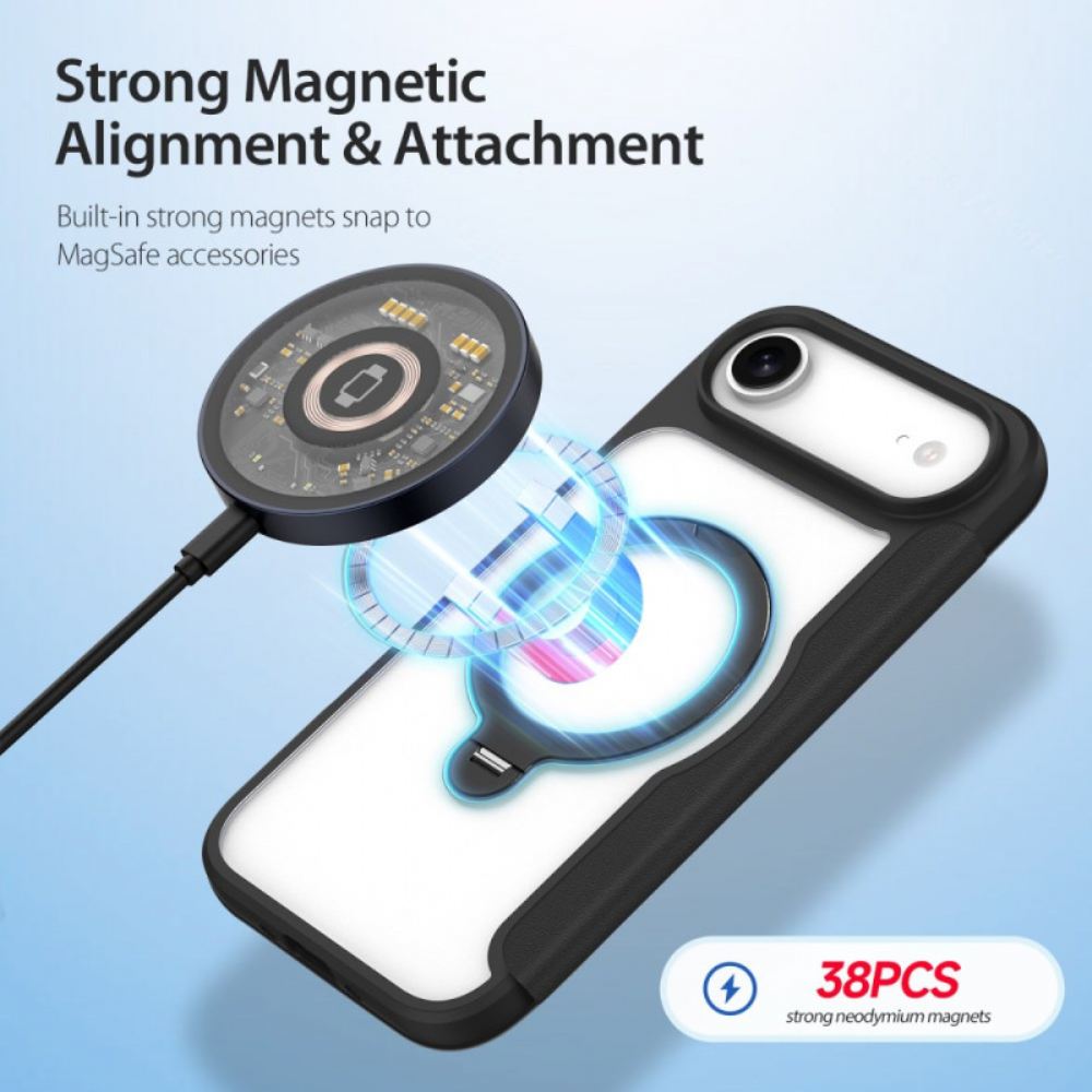 Kožené Pouzdro Folio Na iPhone Air Stojan Magsafe Skin X Pro Series Dux Ducis