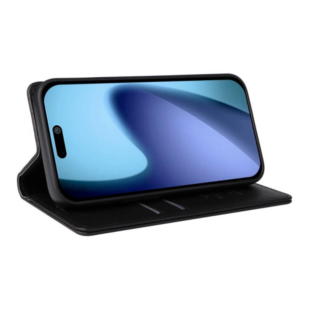 Kožené Pouzdro Folio Na iPhone Air Yikatu