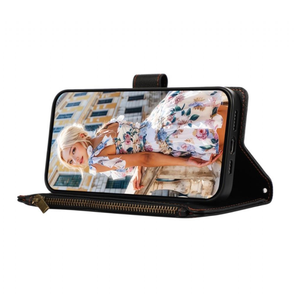 Kožený Kryt iPhone Air Klasická Peněženka