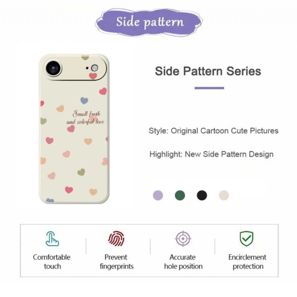 Kryt iPhone Air Barevná Srdce