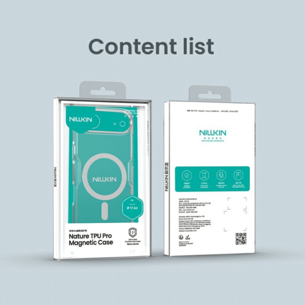 Kryt iPhone Air Kompatibilní S Magsafe Nature Pro Series Nillkin