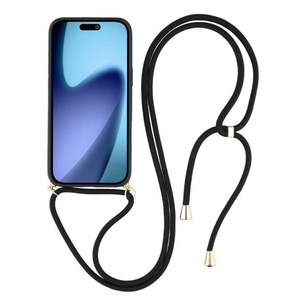 Kryt iPhone Air Se Silikonovou Šňůrkou A Pšeničnou Slámou