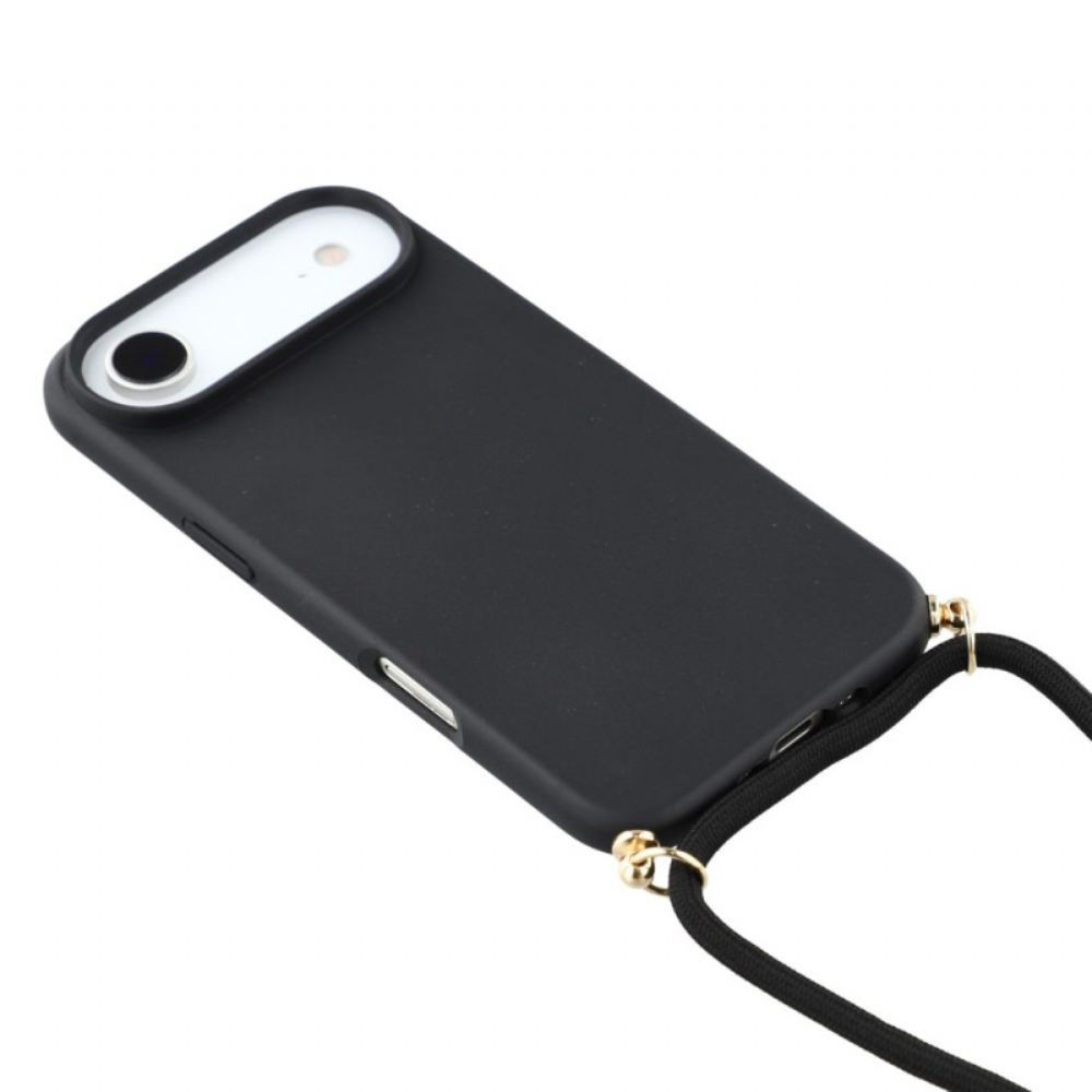 Kryt iPhone Air Se Silikonovou Šňůrkou A Pšeničnou Slámou