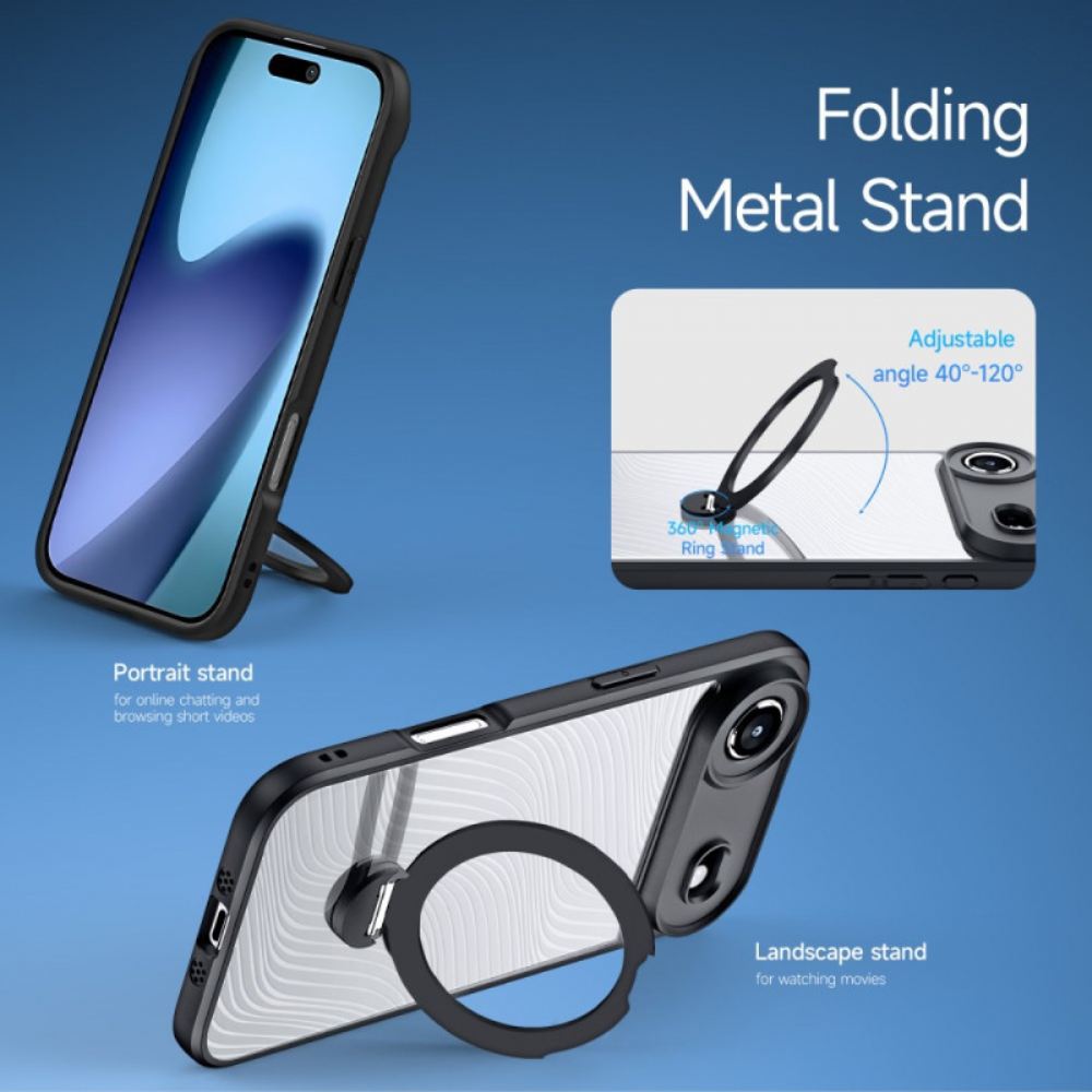 Kryt iPhone Air Se Stojánkem Kompatibilní S Magsafe Series Aimo Dux Ducis