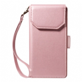 Peněženková Pouzdra iPhone Air Kryty Na Mobil S Pouzdry Na Karty A Popruhem Na Zápěstí