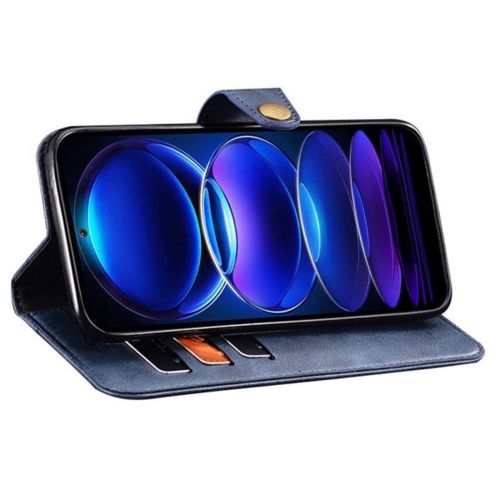 Flipové Pouzdro Na Poco X5 5G Magnetické Tlačítko