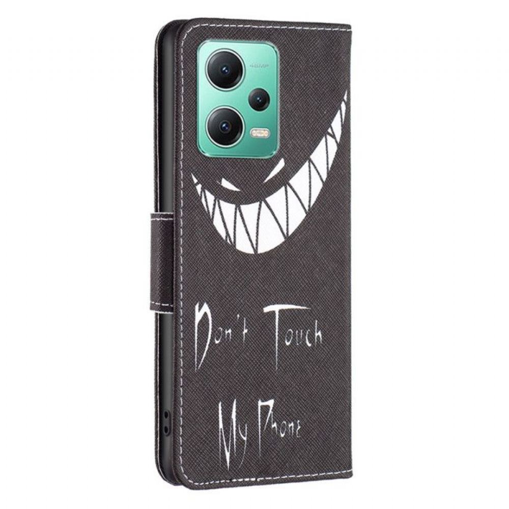 Flipové Pouzdro Na Poco X5 5G Zlý Telefon