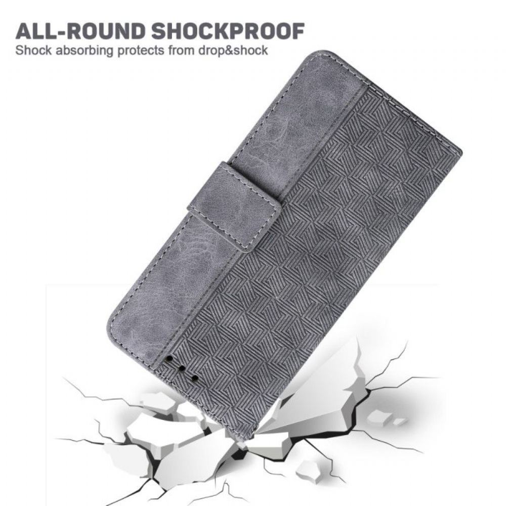 Kožené Pouzdro Na Poco X5 5G Na Lana Strappy Vzor