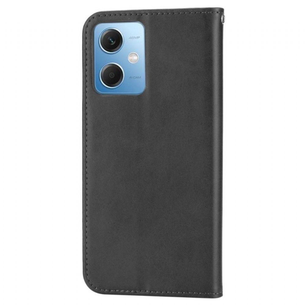 Kryty Na Mobil Na Poco X5 5G Flipové Pouzdro Styl Kůže 3d Vzor