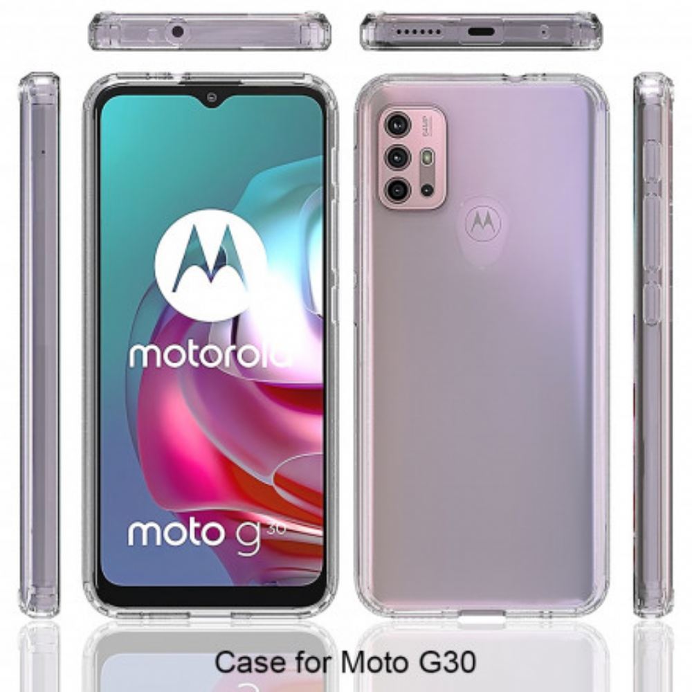 Kryt Na Moto G10 / G30 Vymazat Vyztužené Rohy
