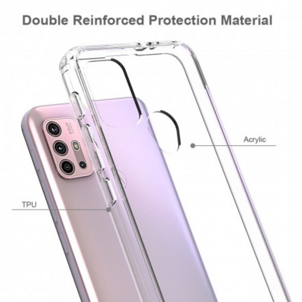 Kryt Na Moto G10 / G30 Vymazat Vyztužené Rohy