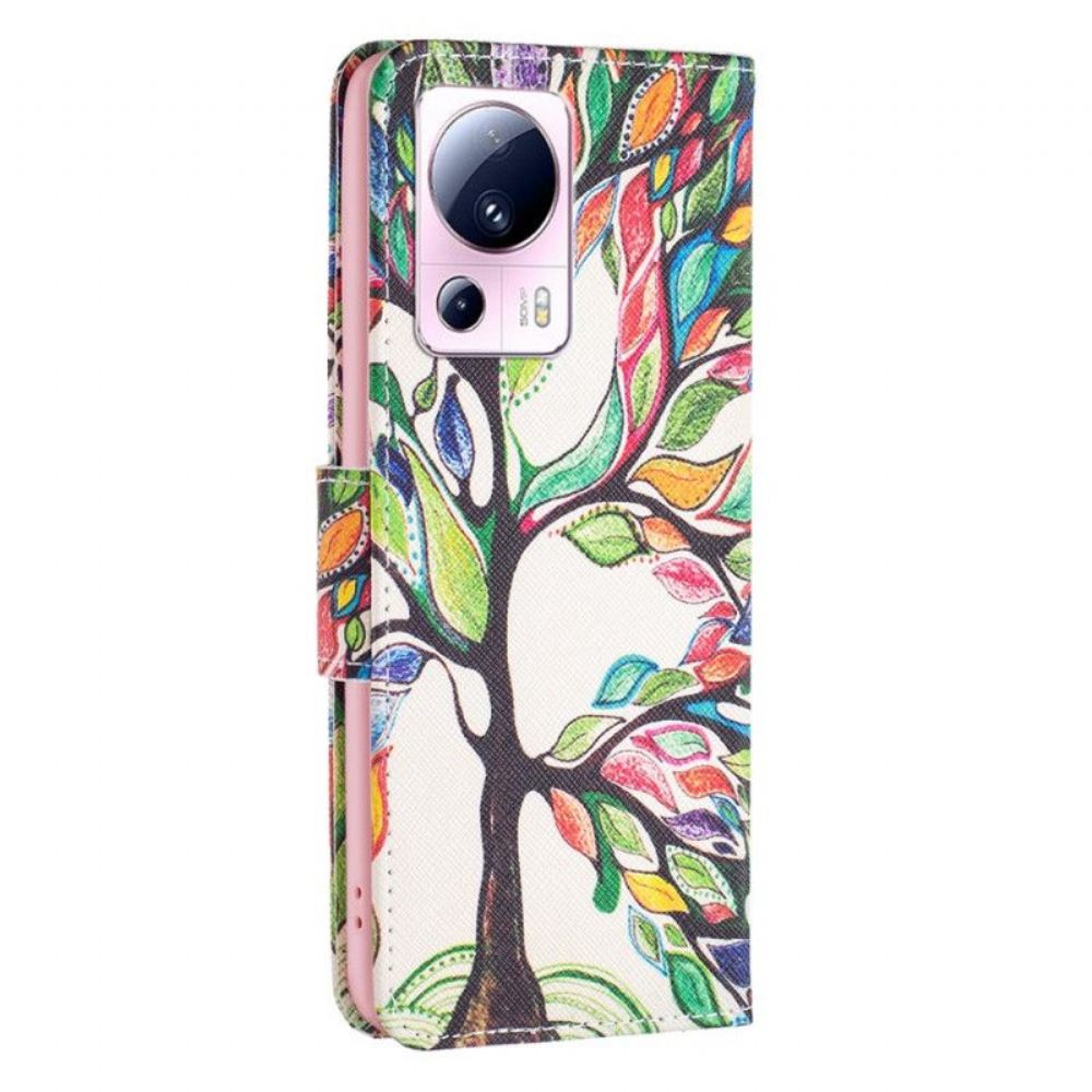 Kožené Pouzdro Na Xiaomi 13 Lite Strom