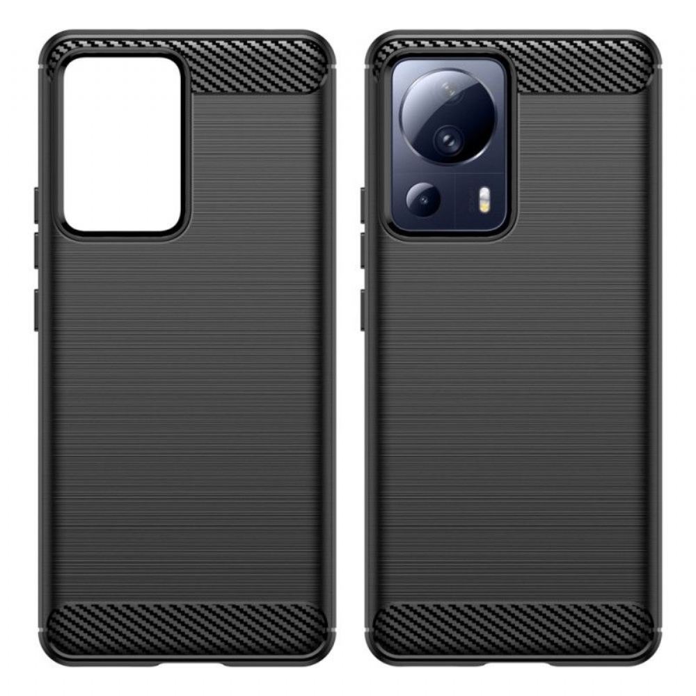 Kryt Na Xiaomi 13 Lite Kartáčované Uhlíkové Vlákno