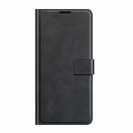 Flipové Pouzdro Na Oppo Find X3 / X3 Pro Tenký Extrémní Kožený Efekt