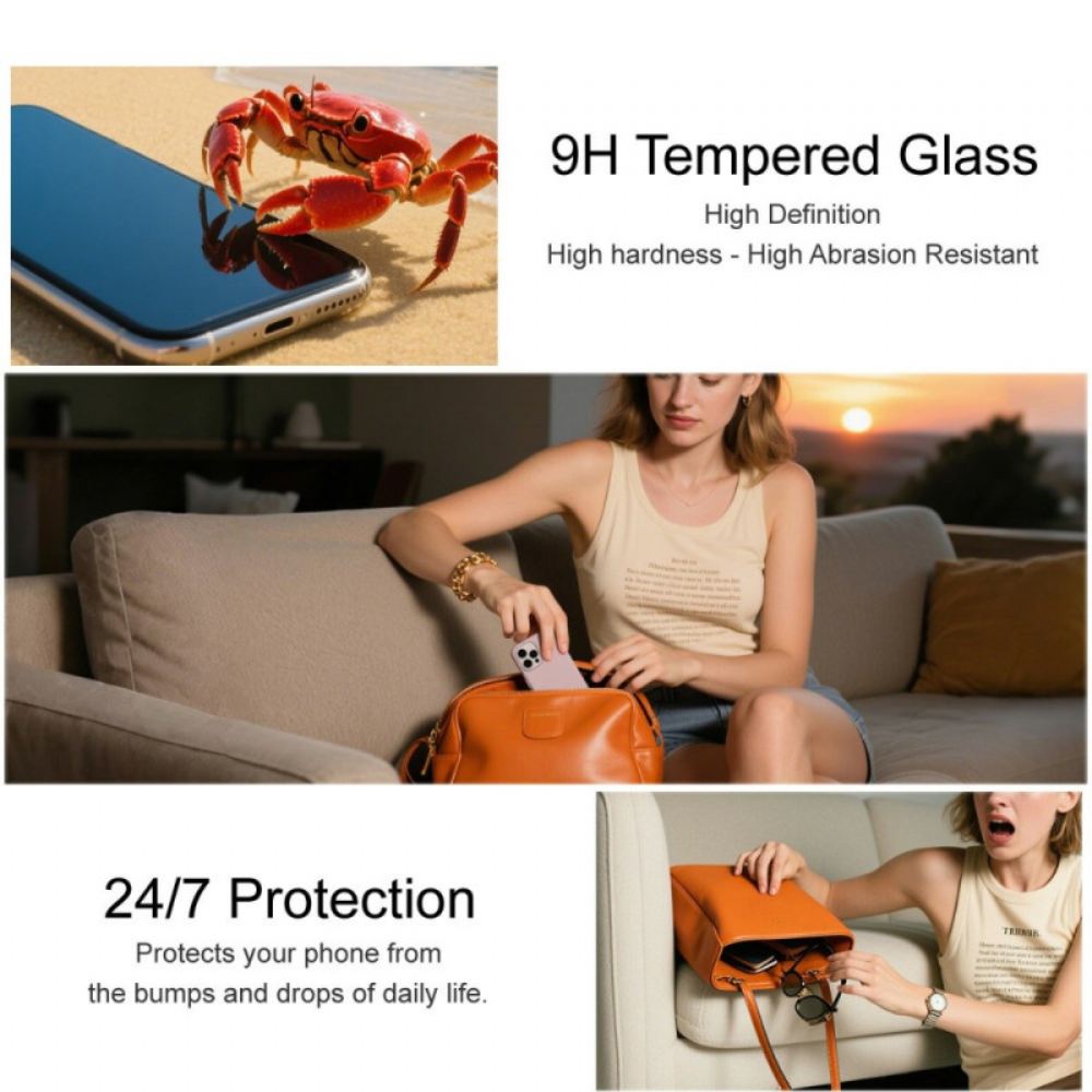 Ochranná Fólie Z Tvrzeného Skla Pro Oneplus 15r (kompatibilní S Odemykáním Otisky Prstů)