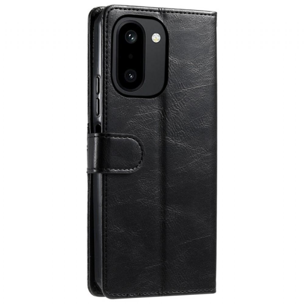 Peněženková Pouzdra Oneplus 15r Kryty Na Mobil 6 Slotů Na Karty A Šňůrka Na Krk