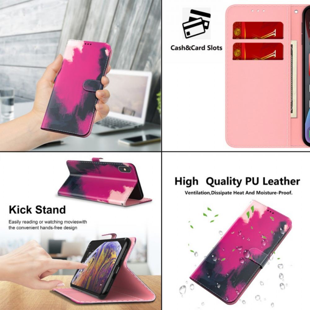 Flipové Pouzdro Na OnePlus Nord 2 5G Akvarel