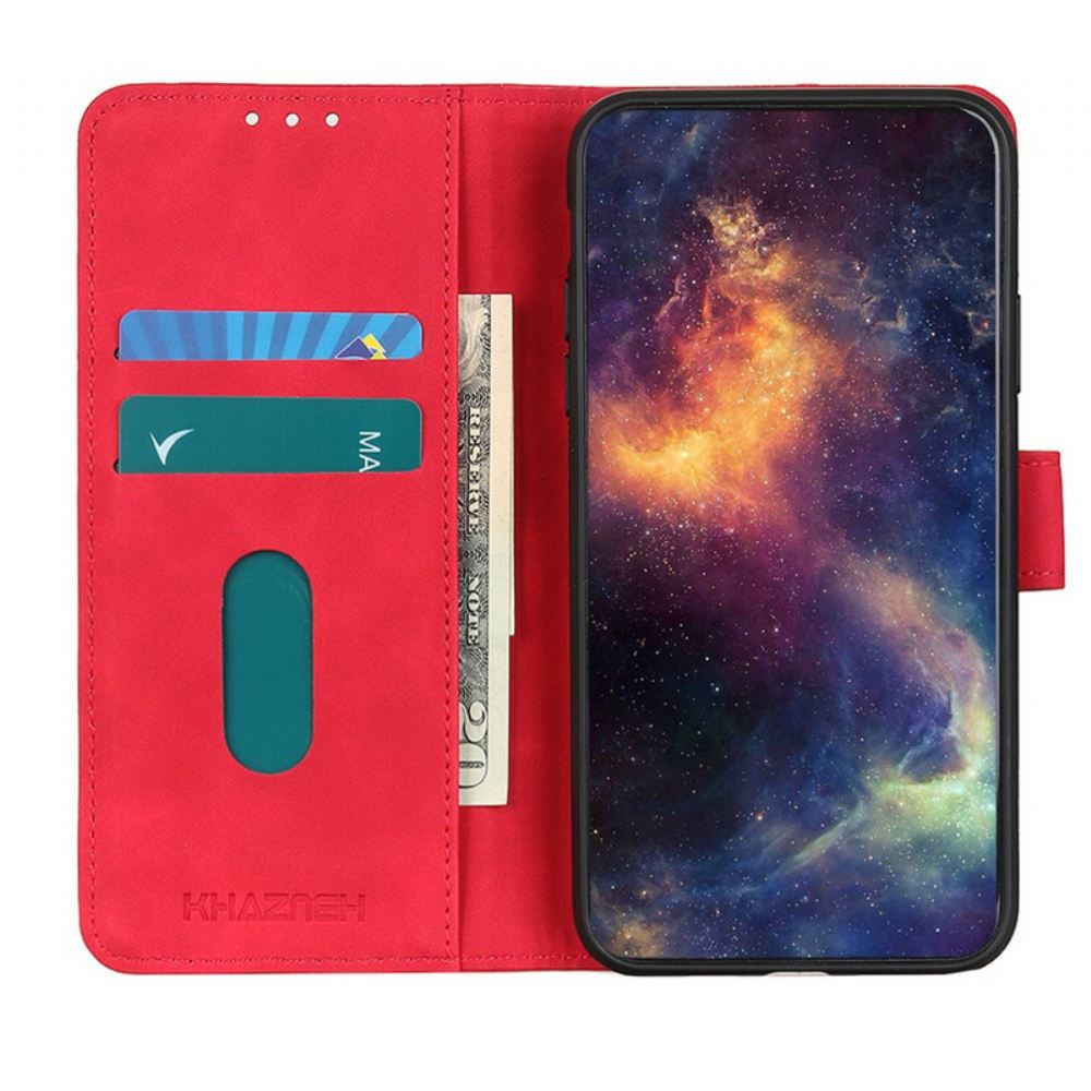 Flipové Pouzdro Na OnePlus Nord 2 5G Matná Vintage Kůže S Efektem Khazneh
