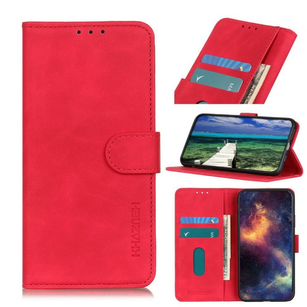 Flipové Pouzdro Na OnePlus Nord 2 5G Matná Vintage Kůže S Efektem Khazneh