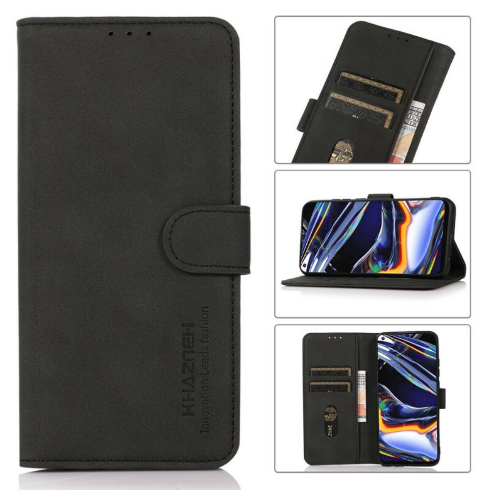 Flipové Pouzdro Na OnePlus Nord 2 5G Módní Kožený Efekt Khazneh