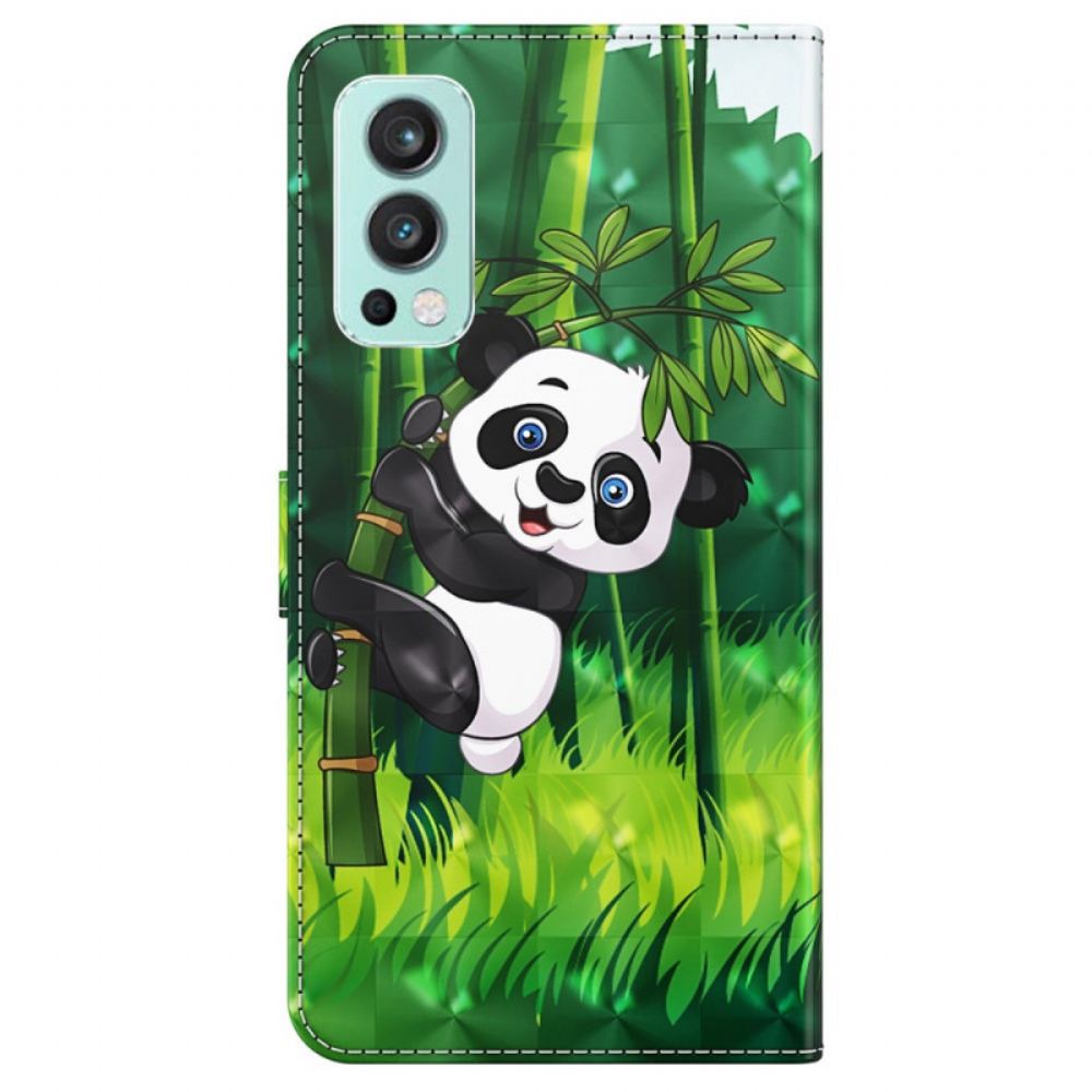 Flipové Pouzdro Na OnePlus Nord 2 5G Panda A Bambus