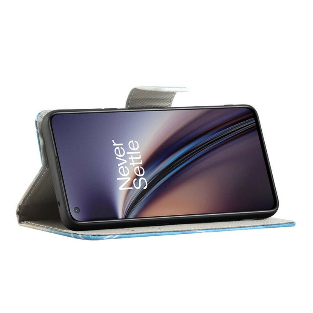 Flipové Pouzdro Na OnePlus Nord 2 5G Retro Eiffelova Věž