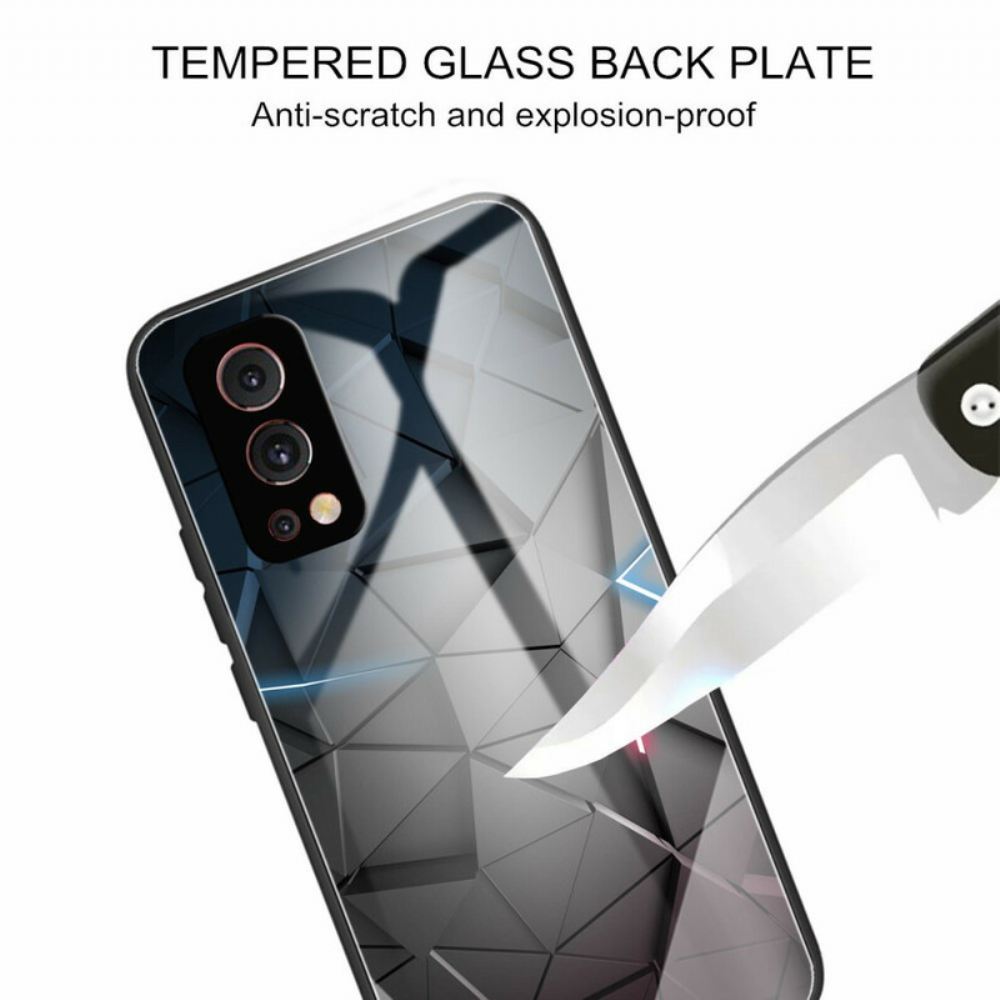 Kryt Na OnePlus Nord 2 5G Geometrie Z Tvrzeného Skla