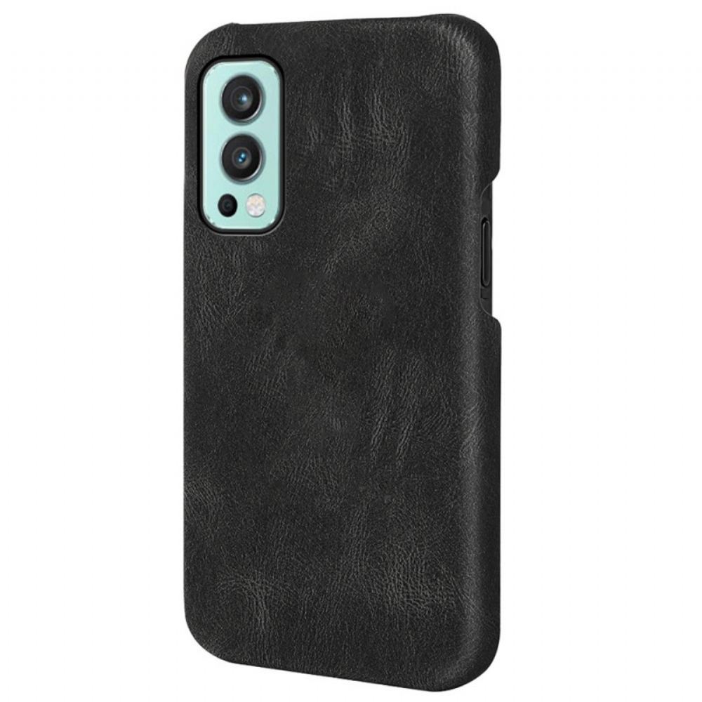 Kryt Na OnePlus Nord 2 5G Nové Barvy Efekt Elegance Kůže