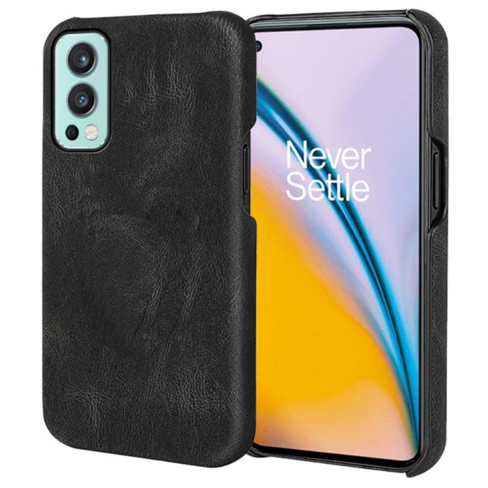 Kryt Na OnePlus Nord 2 5G Nové Barvy Efekt Elegance Kůže
