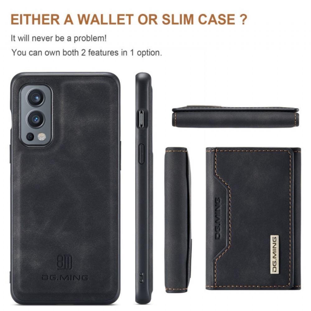 Kryt Na OnePlus Nord 2 5G Odnímatelný Držák Karet Dg.ming