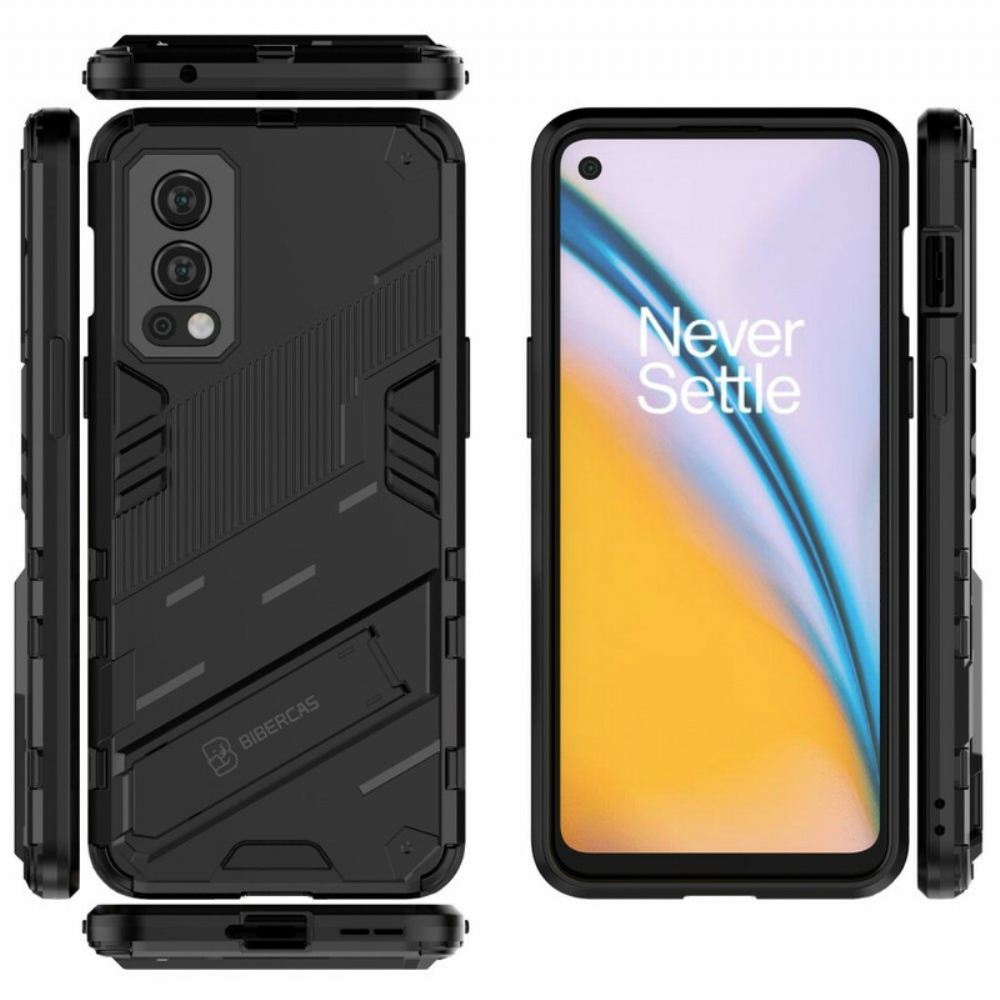 Kryt Na OnePlus Nord 2 5G Odnímatelný Hands-free Dvoupolohový Stojan