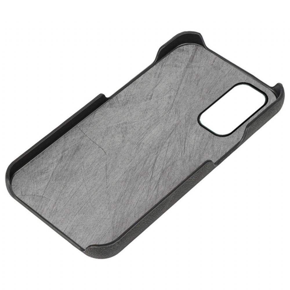 Kryt Na OnePlus Nord 2 5G Prsten S Koženým Efektem Podporuje Nové Barvy