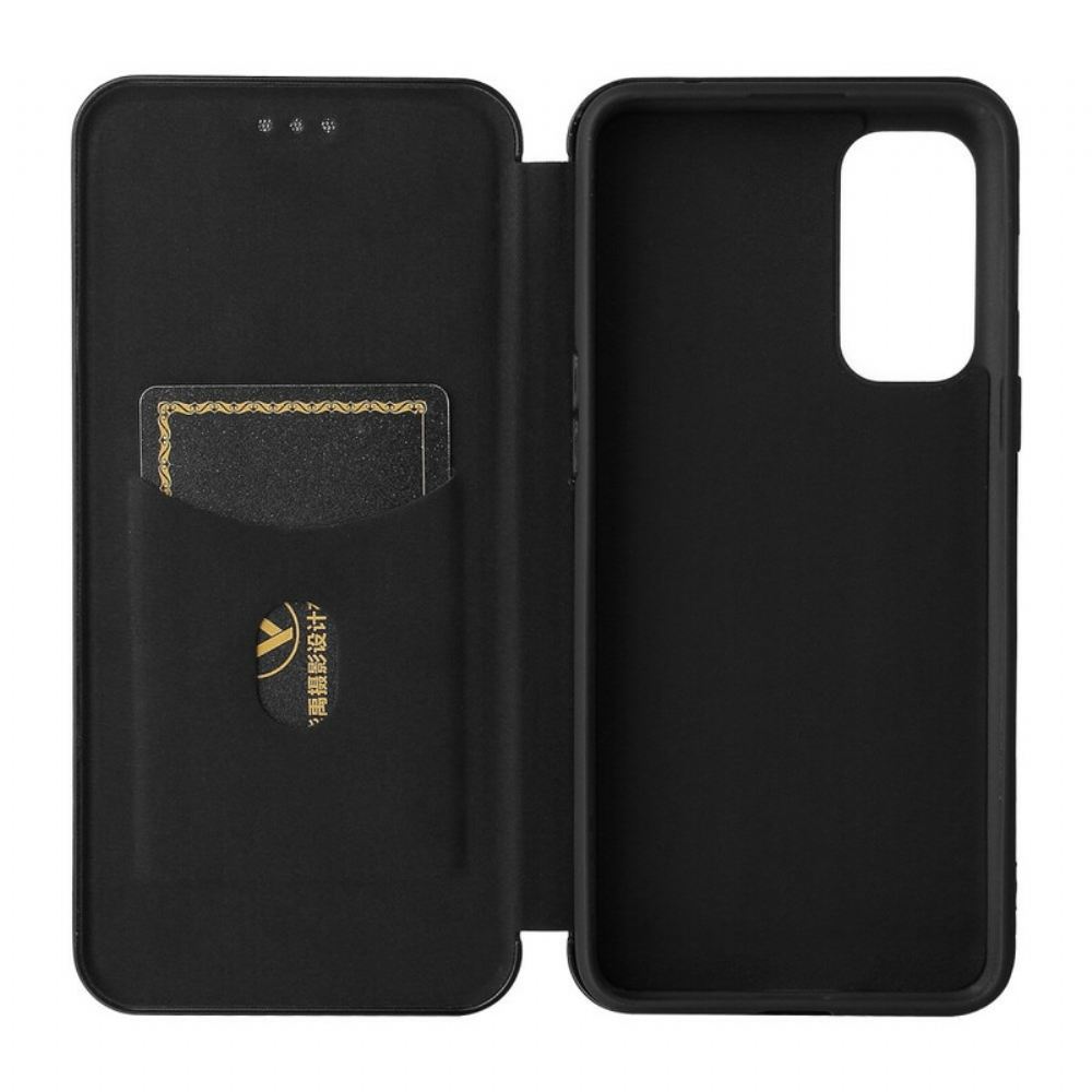 Kryty Na Mobil Na OnePlus Nord 2 5G Flipové Pouzdro Barevný Uhlíkový Silikon