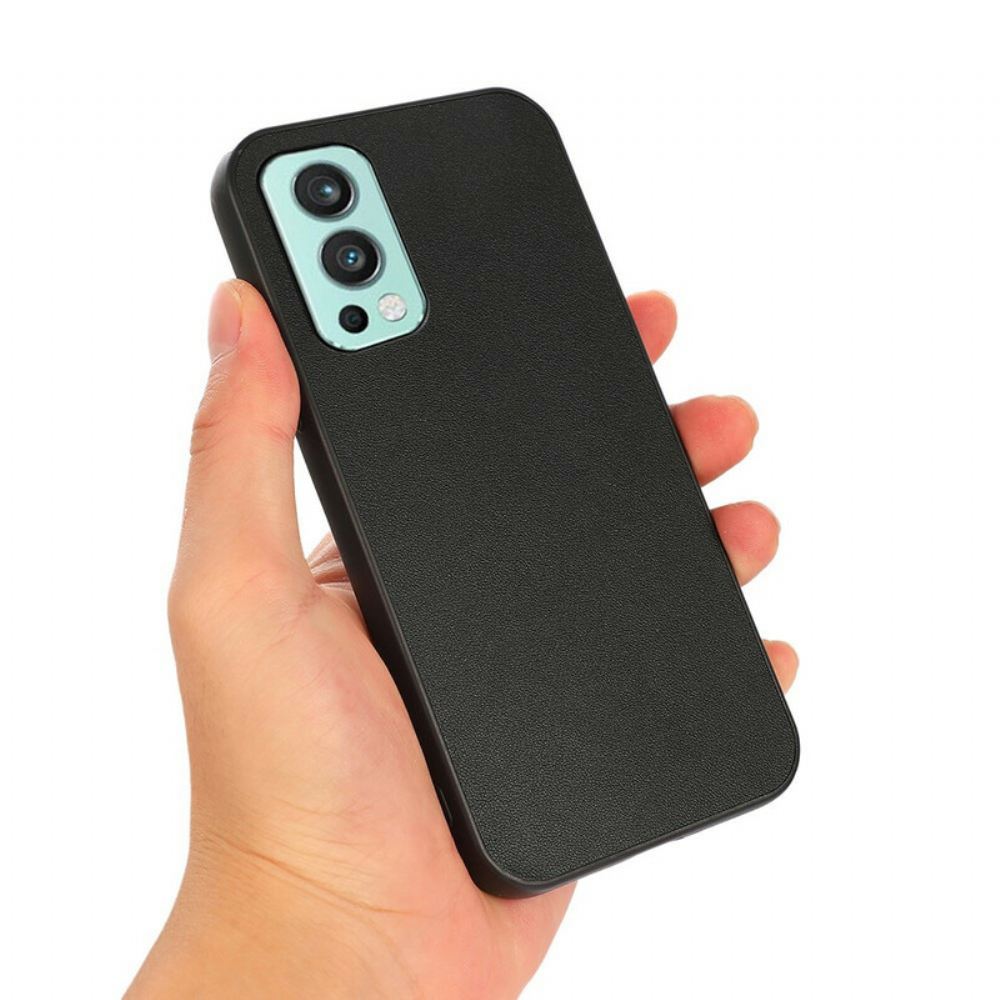 Kryty Na Mobil Na OnePlus Nord 2 5G Pravá Kůže Litchi