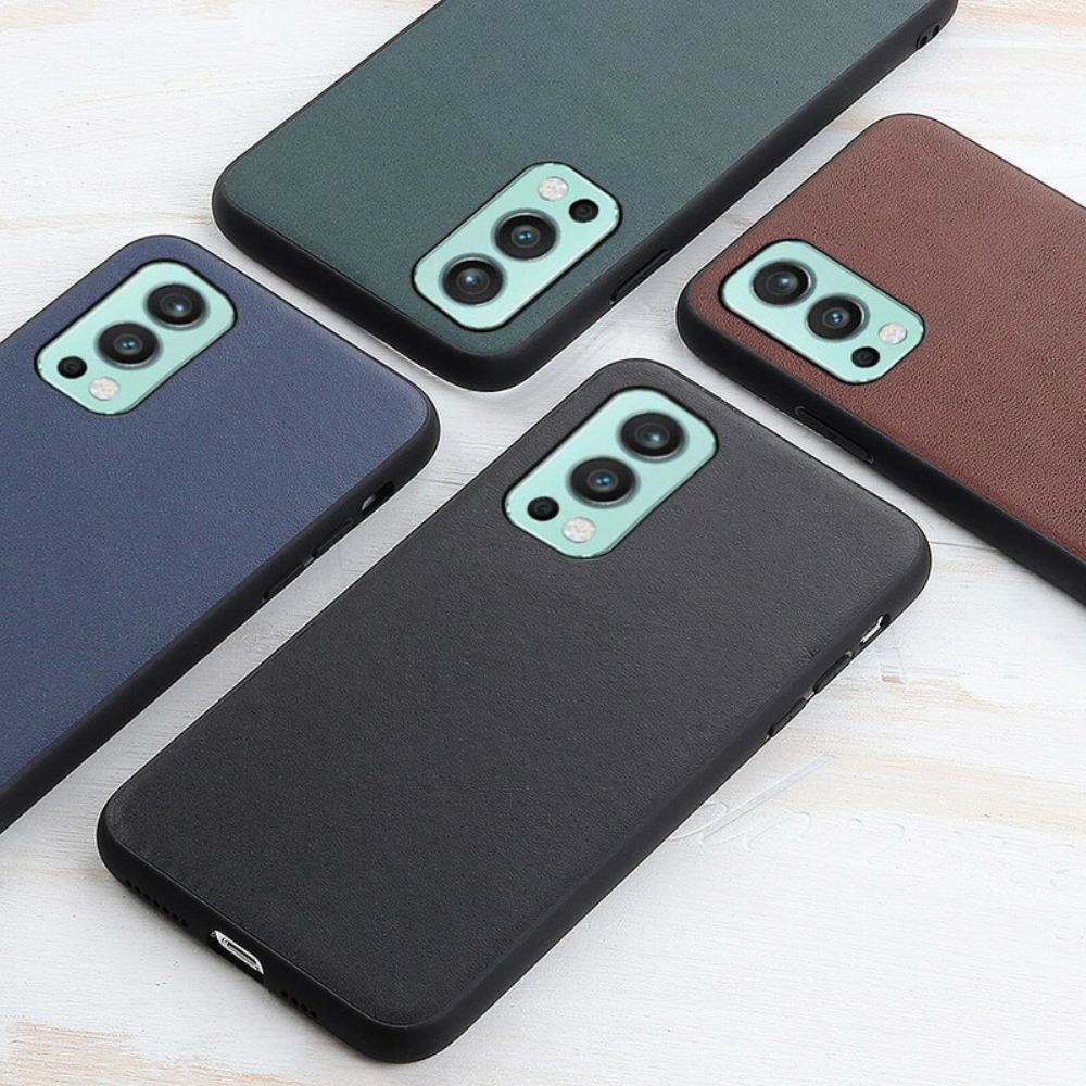 Kryty Na Mobil Na OnePlus Nord 2 5G Pravá Kůže Litchi