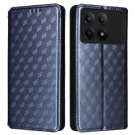 Kožené Pouzdro Folio Na Poco X6 Pro 5g 3d Diamanty