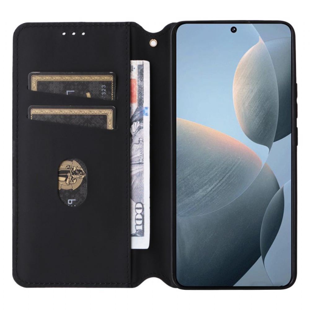 Kožené Pouzdro Folio Na Poco X6 Pro 5g 3d Diamanty