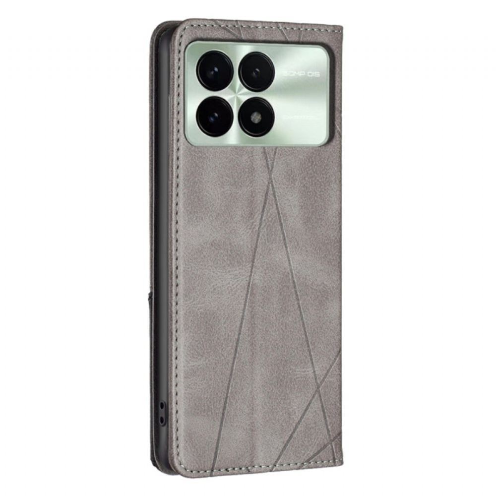 Kožené Pouzdro Folio Poco X6 Pro 5g Diamanty