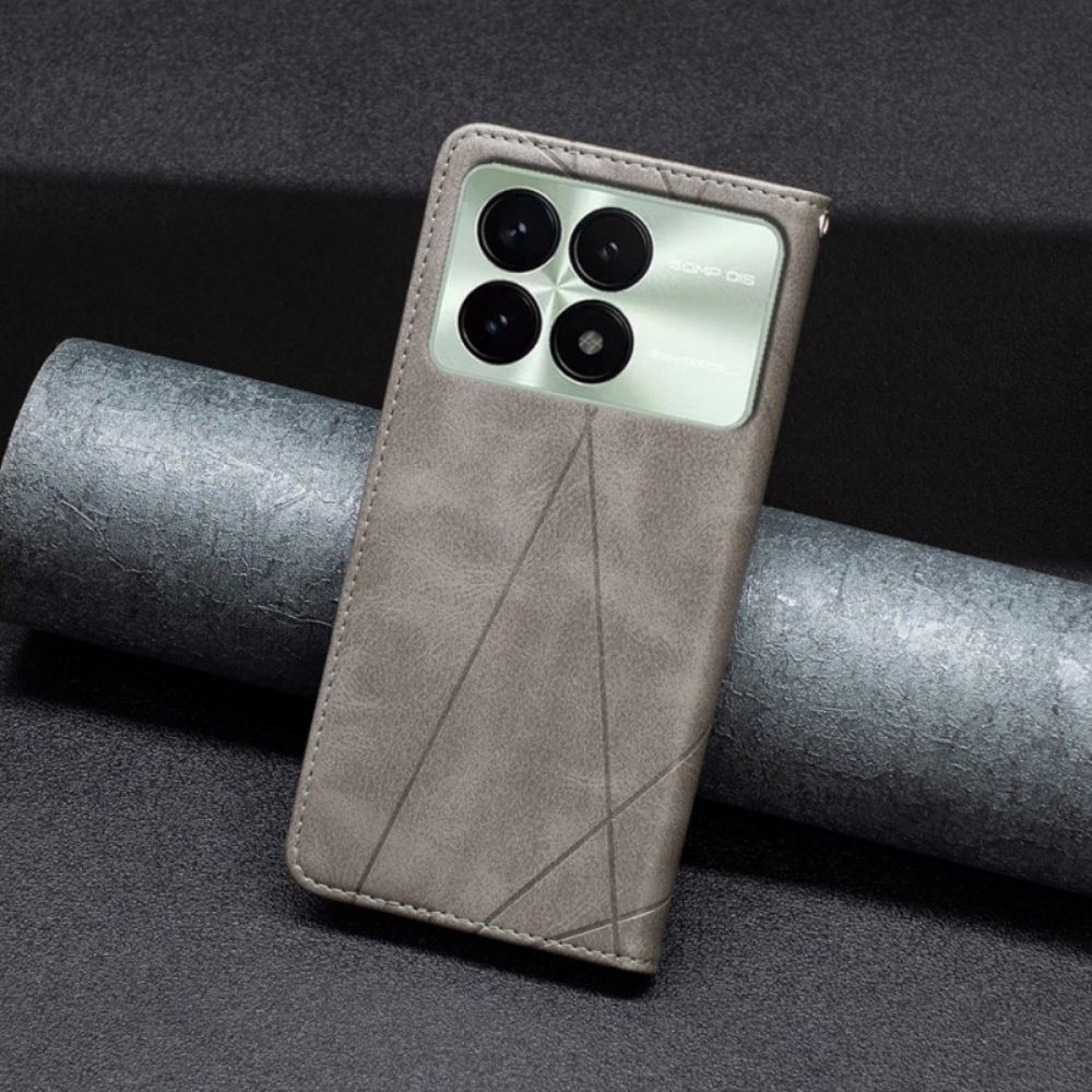 Kožené Pouzdro Folio Poco X6 Pro 5g Diamanty