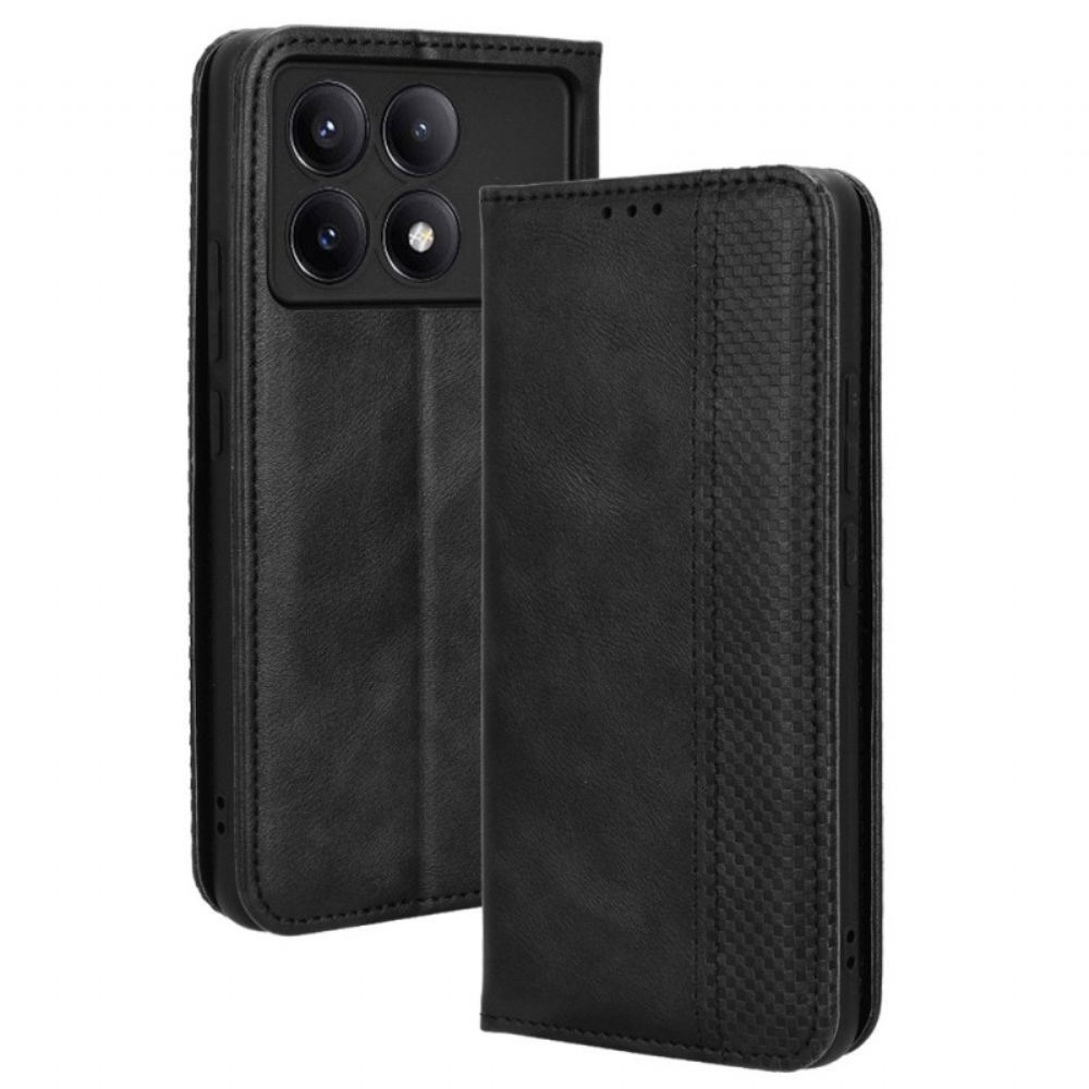 Kožené Pouzdro Folio Poco X6 Pro 5g Ročník