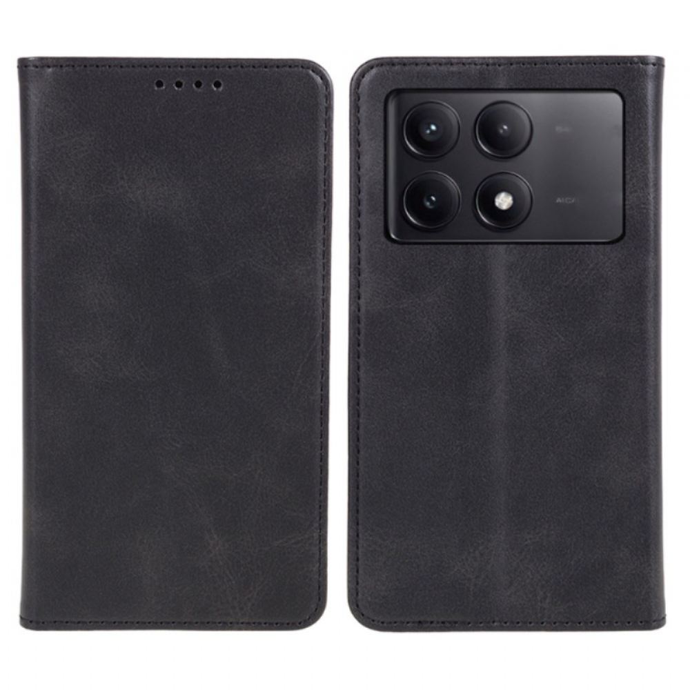 Kožené Pouzdro Folio Poco X6 Pro 5g S Texturou