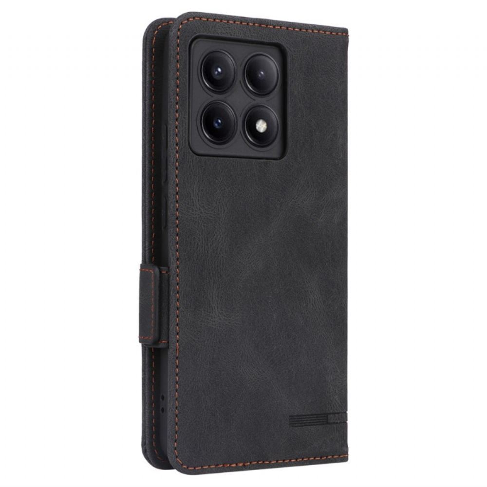 Kožený Kryt Poco X6 Pro 5g Retro Styl