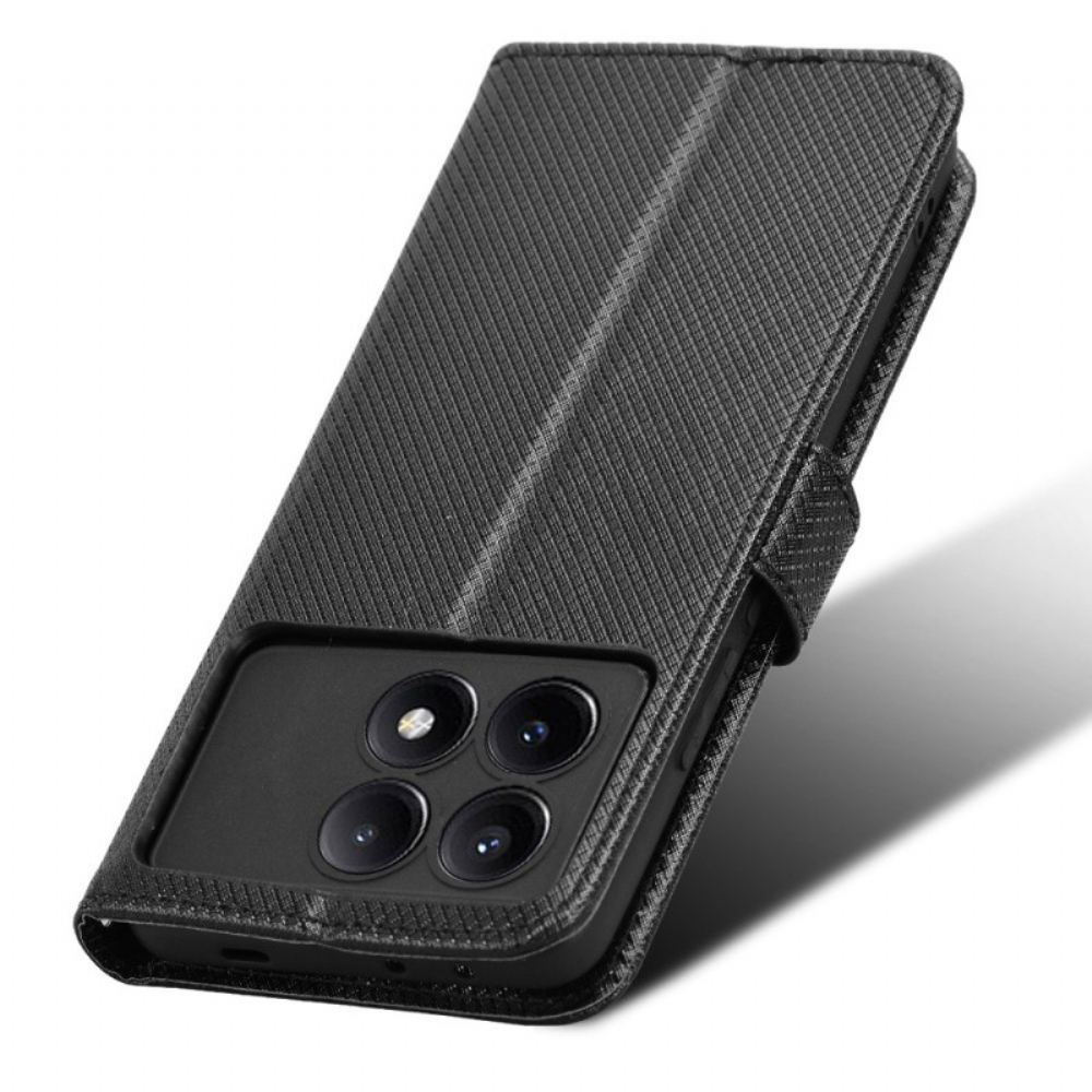 Kožený Kryt Poco X6 Pro 5g Tečkovaný Pásek