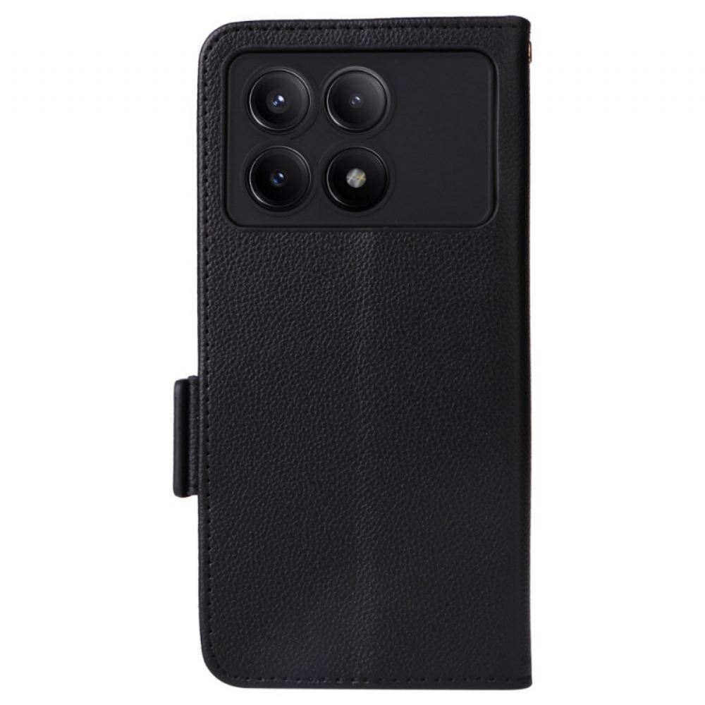 Kožený Kryt Poco X6 Pro 5g Ultra Tenký Pásek