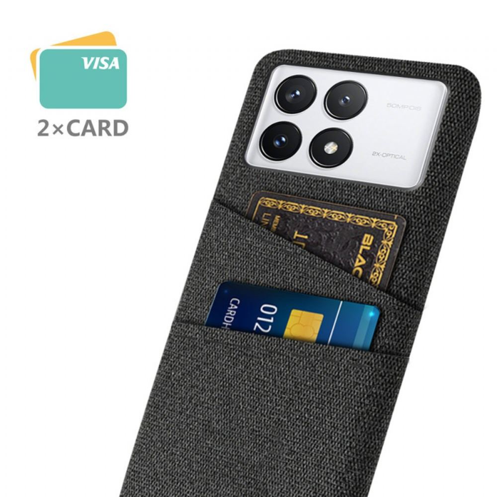 Kryt Poco X6 Pro 5g Fabric Card Holder