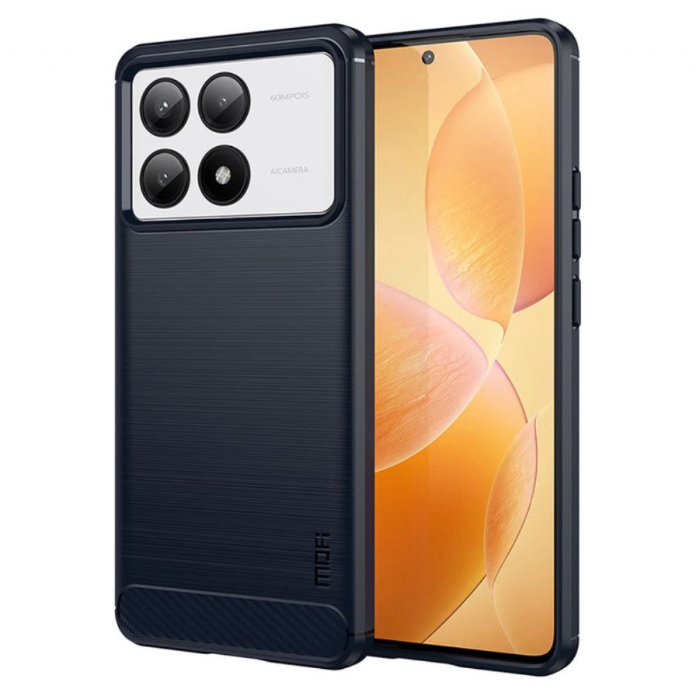Kryt Poco X6 Pro 5g Mofi Kartáčované Uhlíkové Vlákno