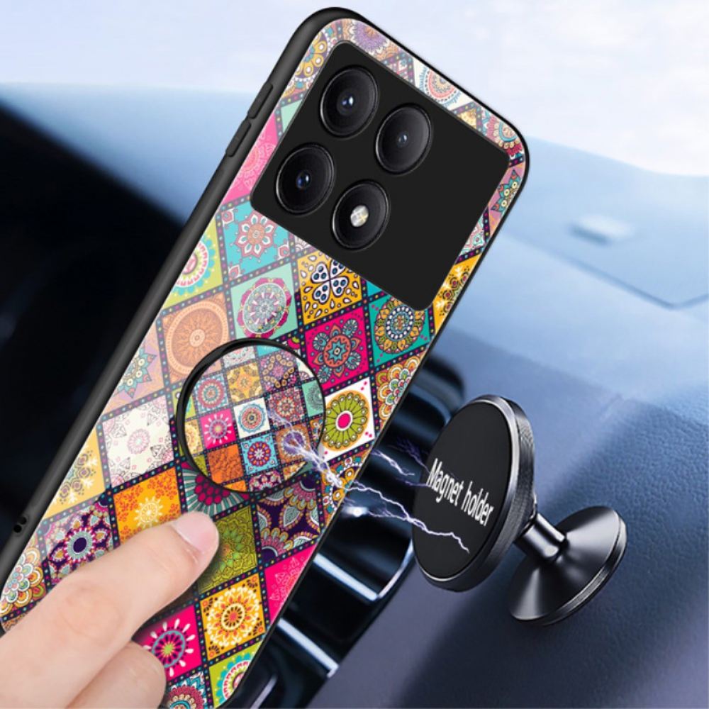 Kryt Poco X6 Pro 5g Patchworková Podpora A Popruh