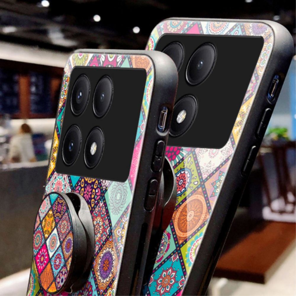 Kryt Poco X6 Pro 5g Patchworková Podpora A Popruh