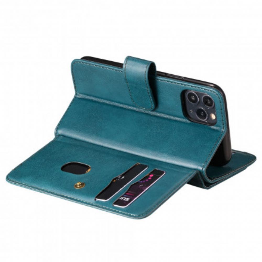 Flipové Pouzdro Na iPhone 11 Pro Multifunkční Držák Na 10 Karet