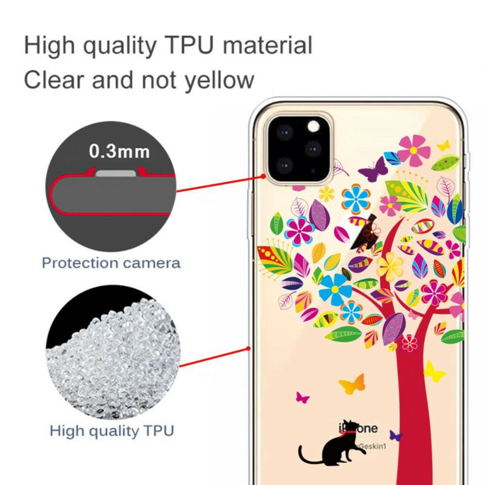 Kryt Na iPhone 11 Pro Kočka Pod Stromem
